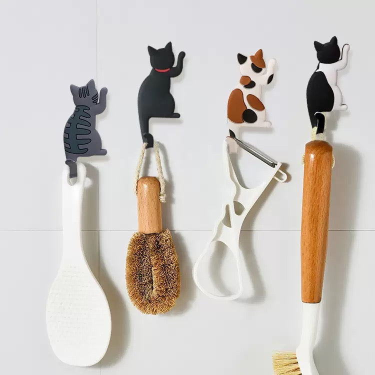 Soft Silicone Magnetic Hooks for Cats (Set of 7)