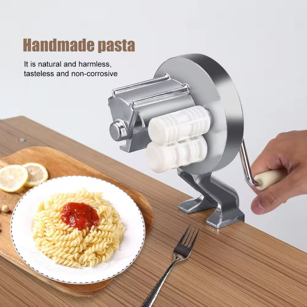 Italian Pasta Manual Noodle Machine Hand-Cranked Noodle Sheet Machine Macaroni Noodle Press Easy