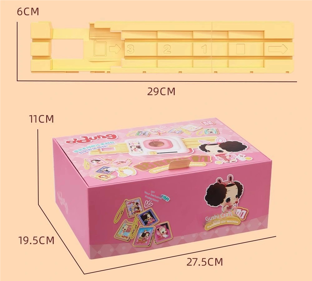 DIY Keychain Making Kit – All-in-One Pendant Craft Machine Set