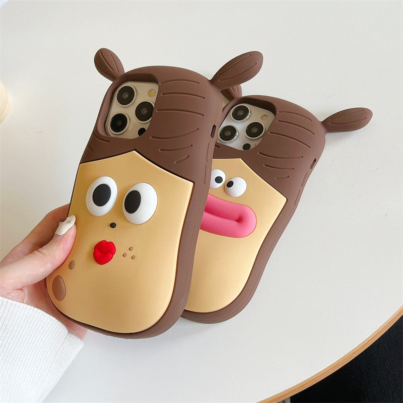 Silicone Soft Gel Unzipped Phone Case