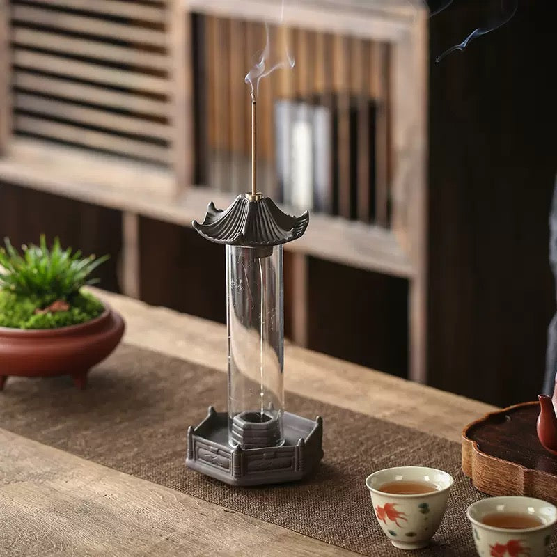 Artistic incense burner