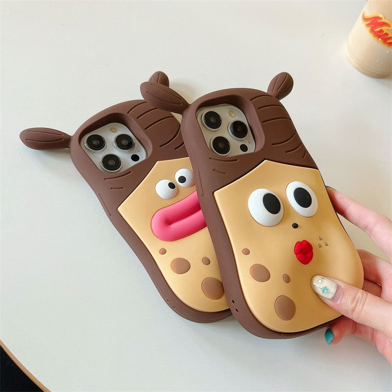 Silicone Soft Gel Unzipped Phone Case