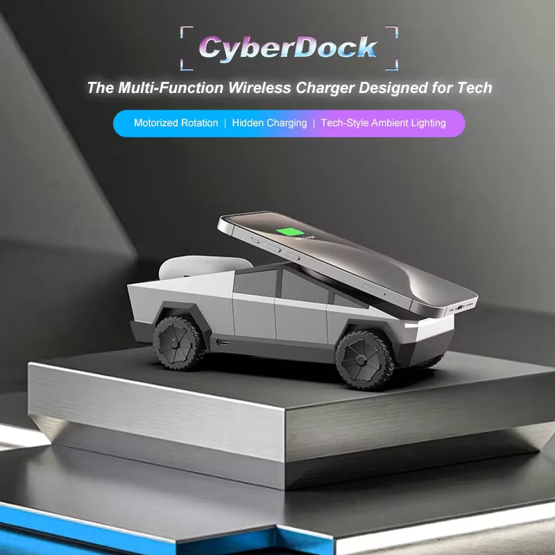 Qi Cyber Truck 15W Fast Charging 3-in-1 Magnetic Wireless Charger
Magnetic Attachment Unique Gadget
Mobile Charger Factory