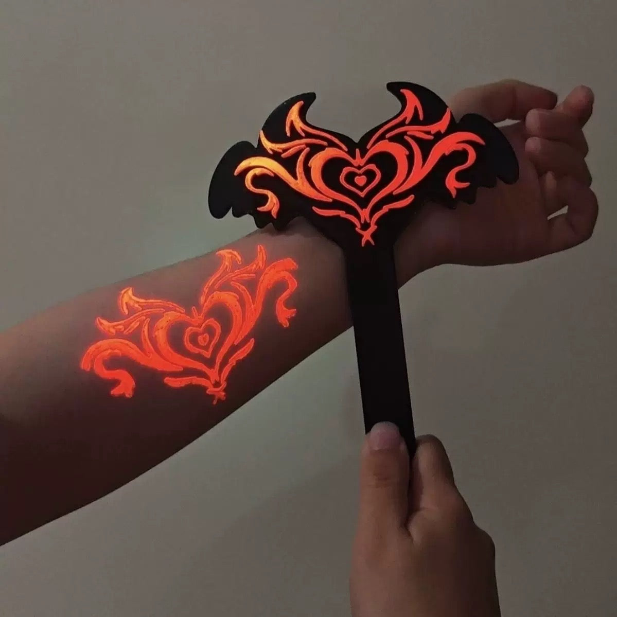 UV Glow Tattoo Stamp Set