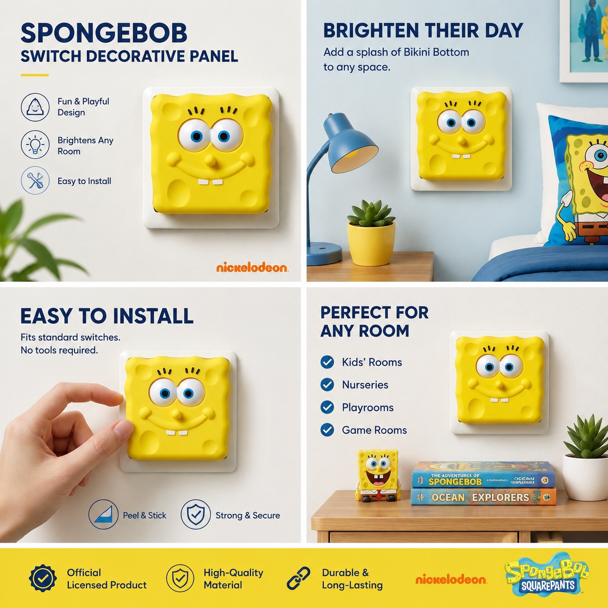 SpongeBob DIY Switch Cover