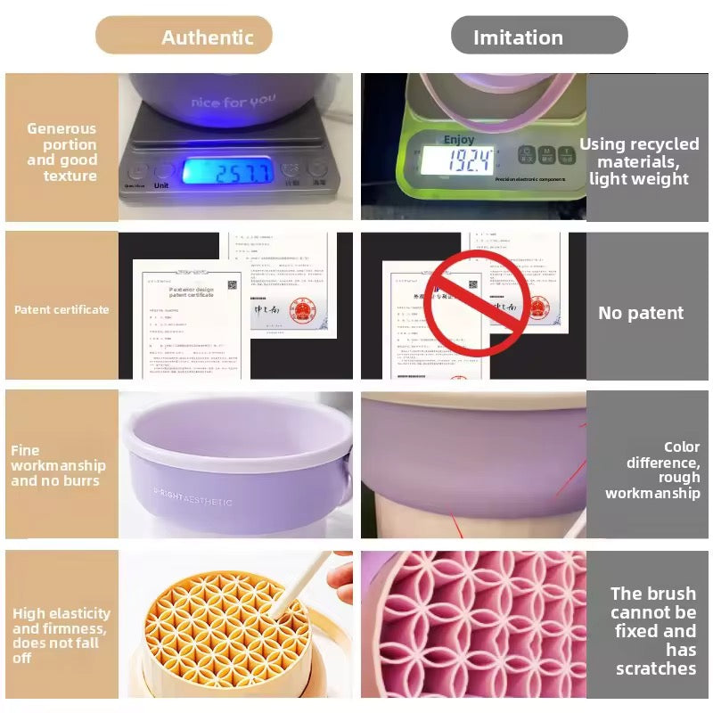 3-in-1 Makeup Brush Cleaning & Drying Bucket