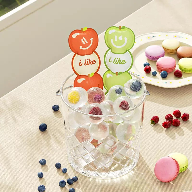80-Pack Disposable Ice Bags | DIY Ice Cubes, Ice Balls & Ice Sticks