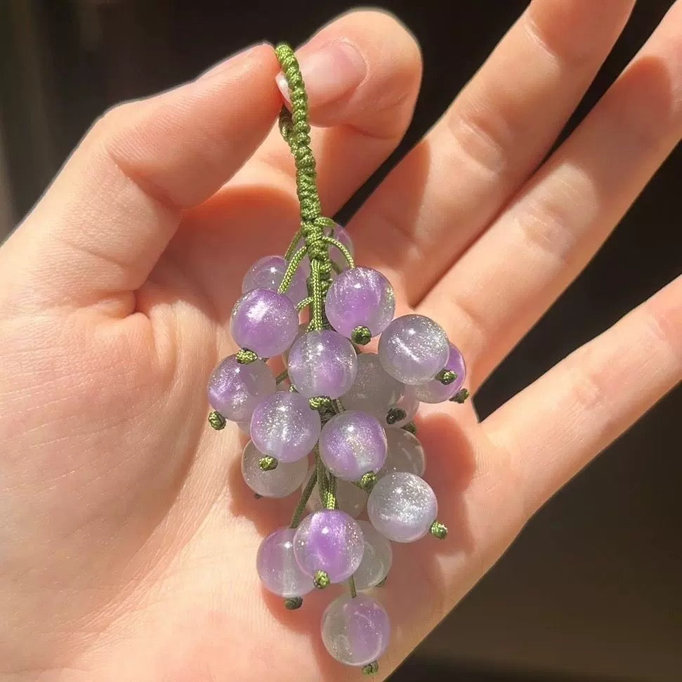 UV Color-Changing Grape Bracelet – 1 Finished Piece + FREE DIY Kit Included