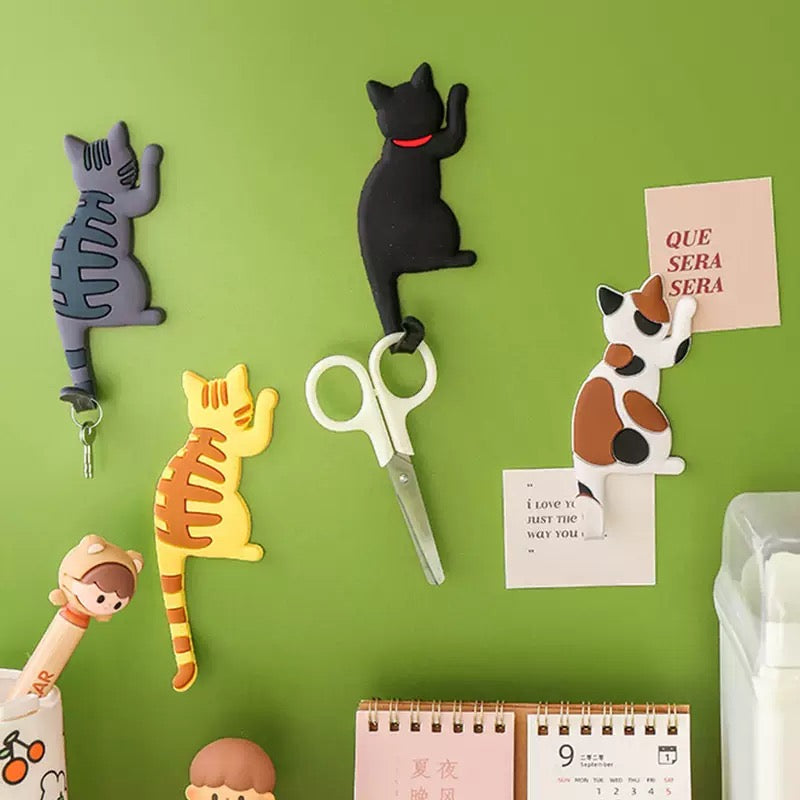 Soft Silicone Magnetic Hooks for Cats (Set of 7)