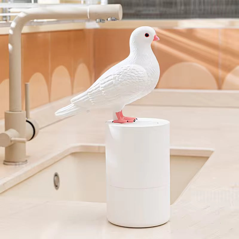 Automatic Bird Soap Dispenser – Touchless Dove Design Foam Soap Pump for Kitchen & Bathroom