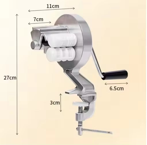 Italian Pasta Manual Noodle Machine Hand-Cranked Noodle Sheet Machine Macaroni Noodle Press Easy