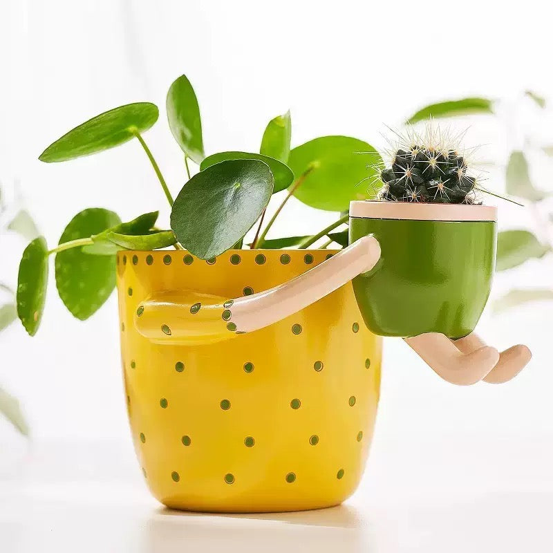 Parent-Child Flower Pots