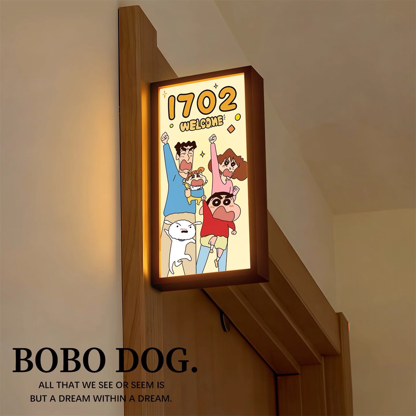 Twinkle DIY Light Box – Custom Name LED Night Light Door Sign for Kids Room