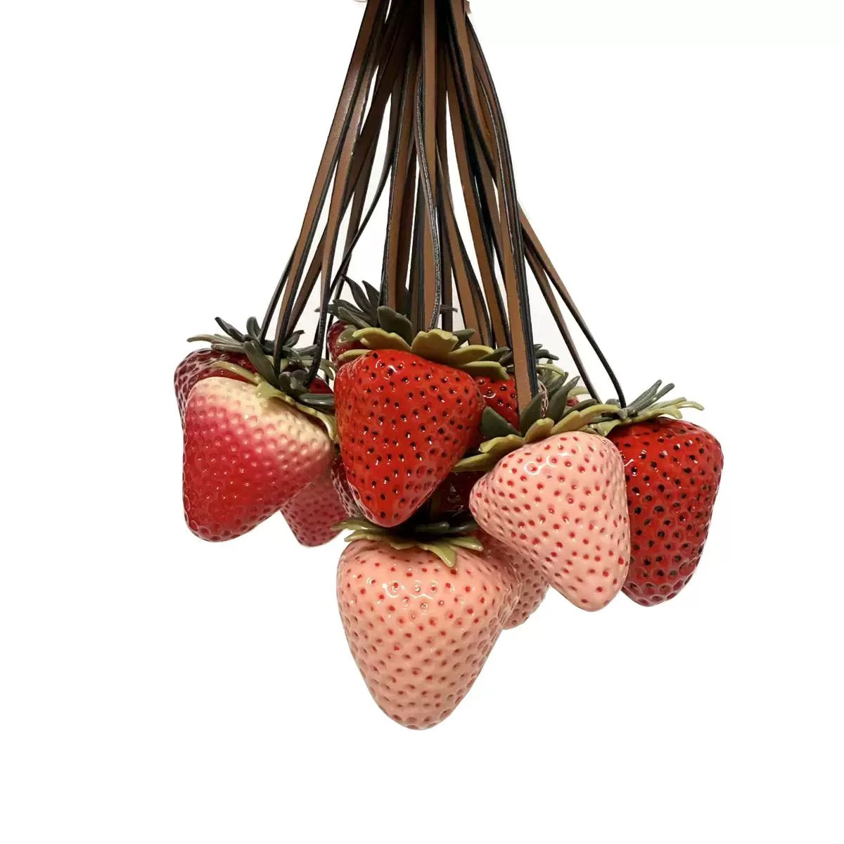 Strawberry 🍓 Mosquito Repellent Keychain (Buy One, Get One Free) – Pink + Red