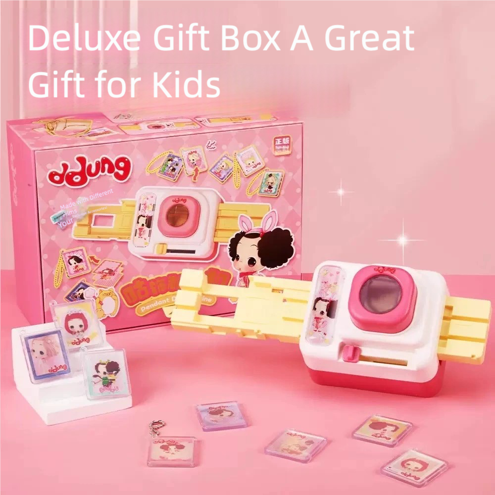 DIY Keychain Making Kit – All-in-One Pendant Craft Machine Set