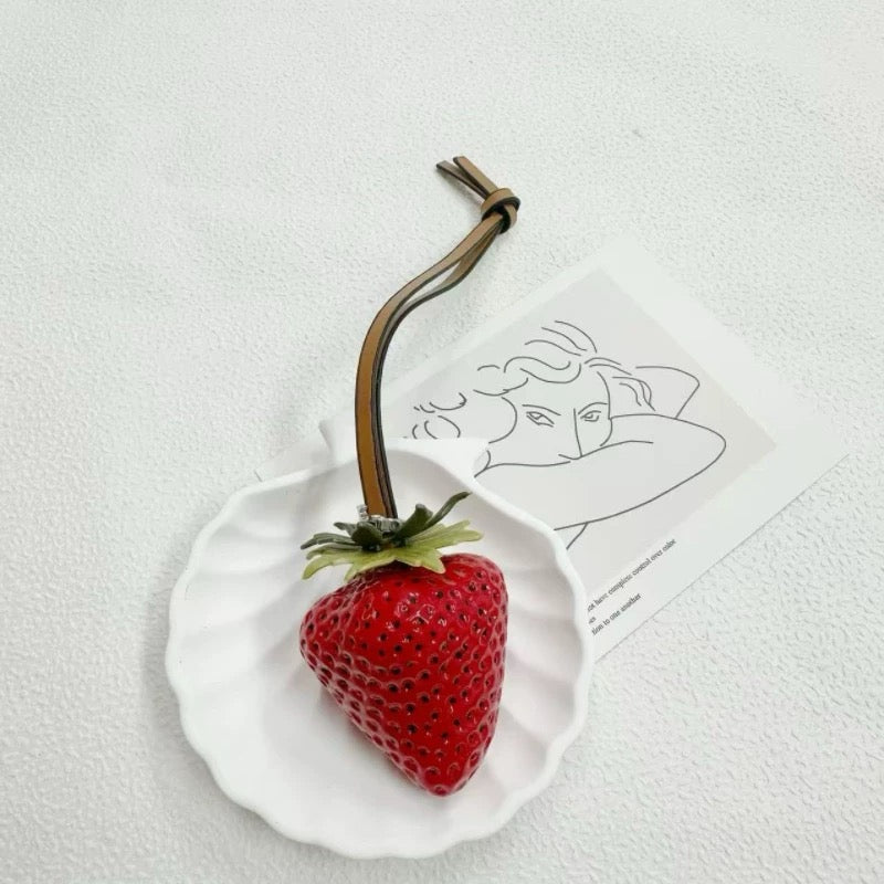 Strawberry 🍓 Mosquito Repellent Keychain (Buy One, Get One Free) – Pink + Red