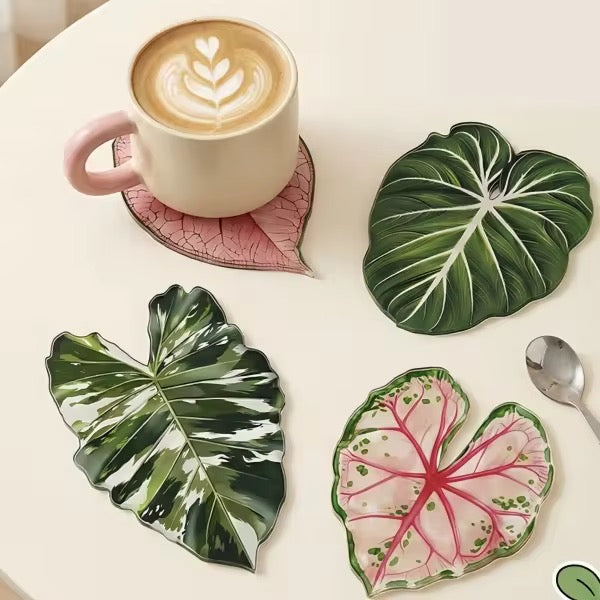 Acrylic Monstera Heat Pad (Set of 9)