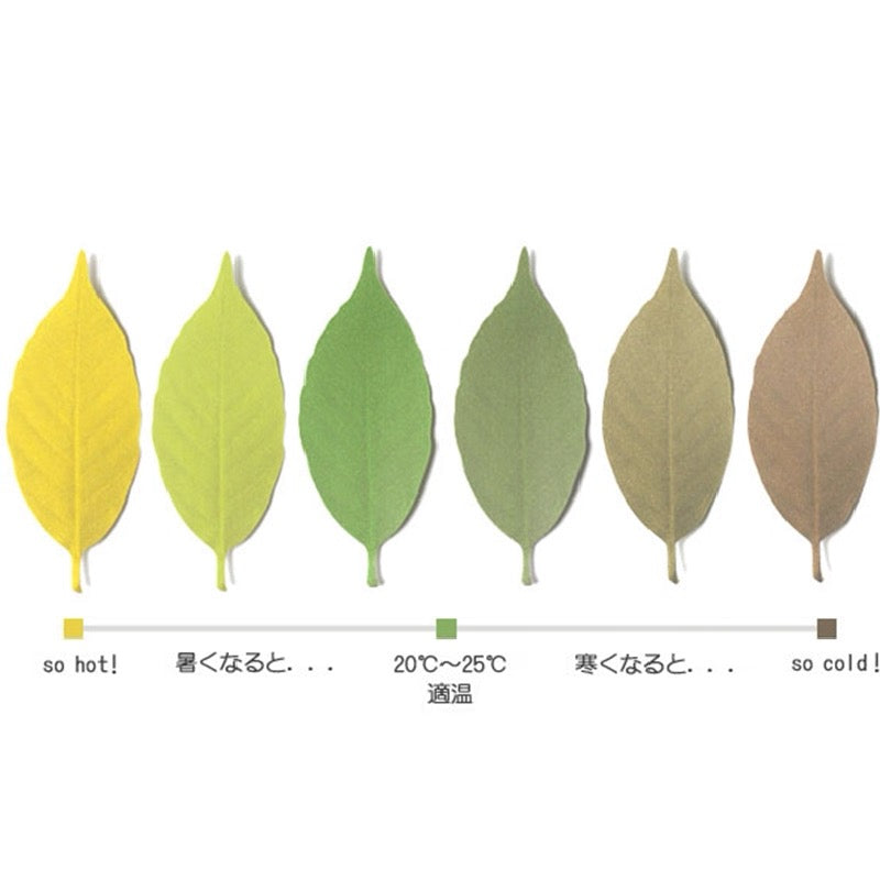 Leaf Thermometer Ideas Bookmark