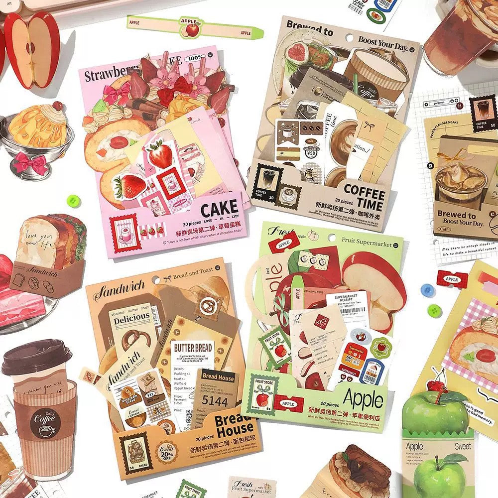 677-Piece Folding Sticky Notes Set – 5 Themes, 677 Unique Designs