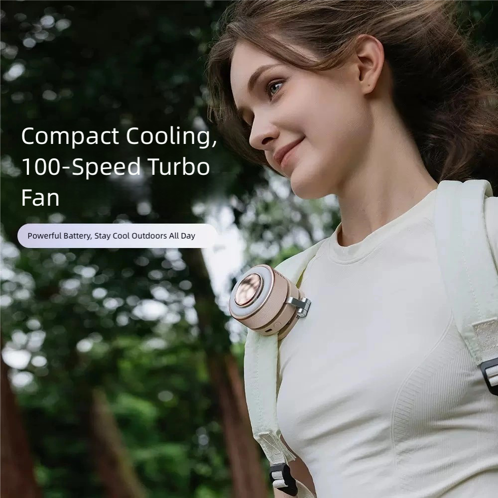 3-in-1 Magnetic Phone Fan Stand & Selfie Light – 120H Battery Life