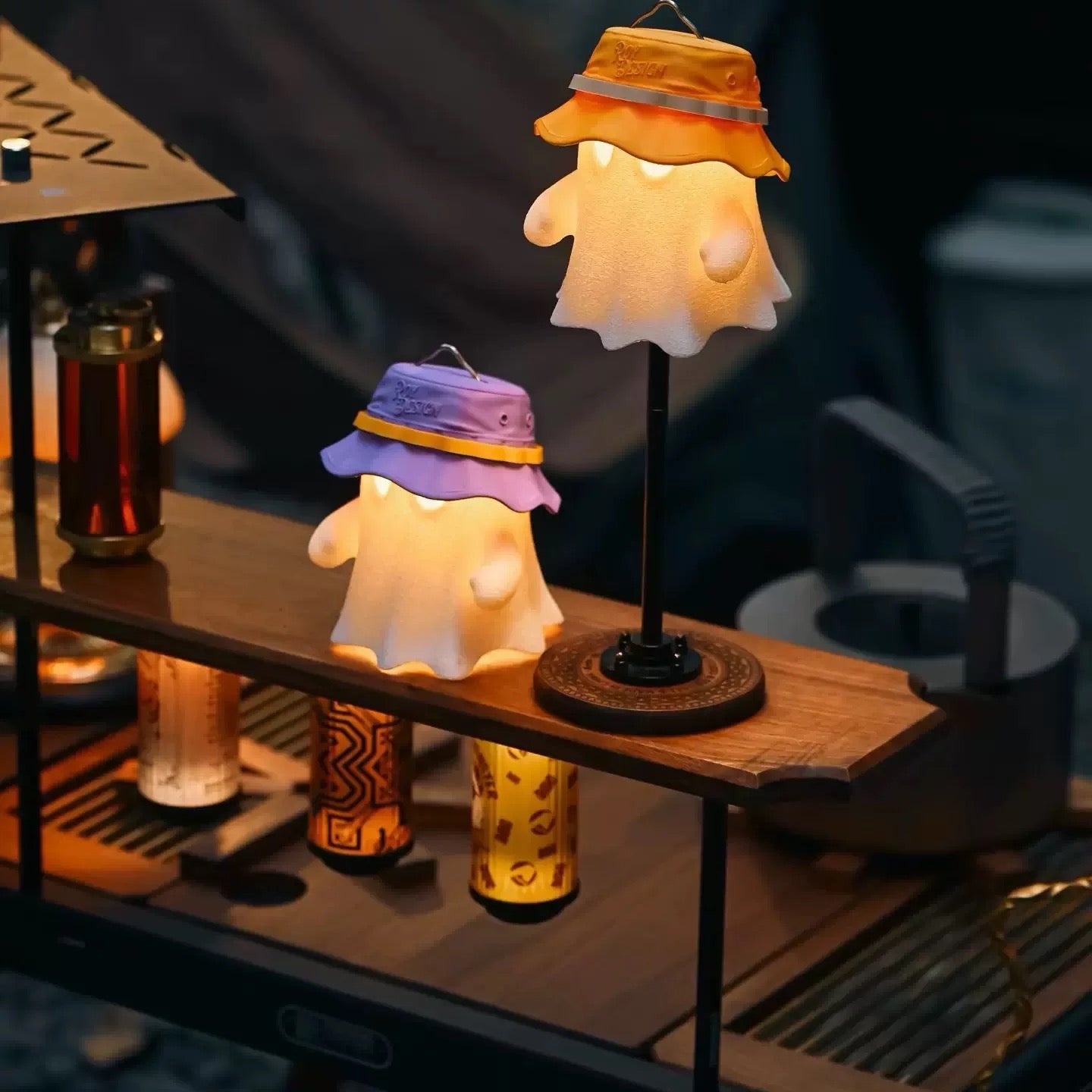 Ghost Lampshade Camping Light