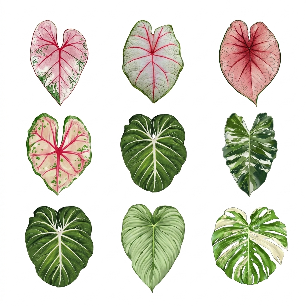 Acrylic Monstera Heat Pad (Set of 9)
