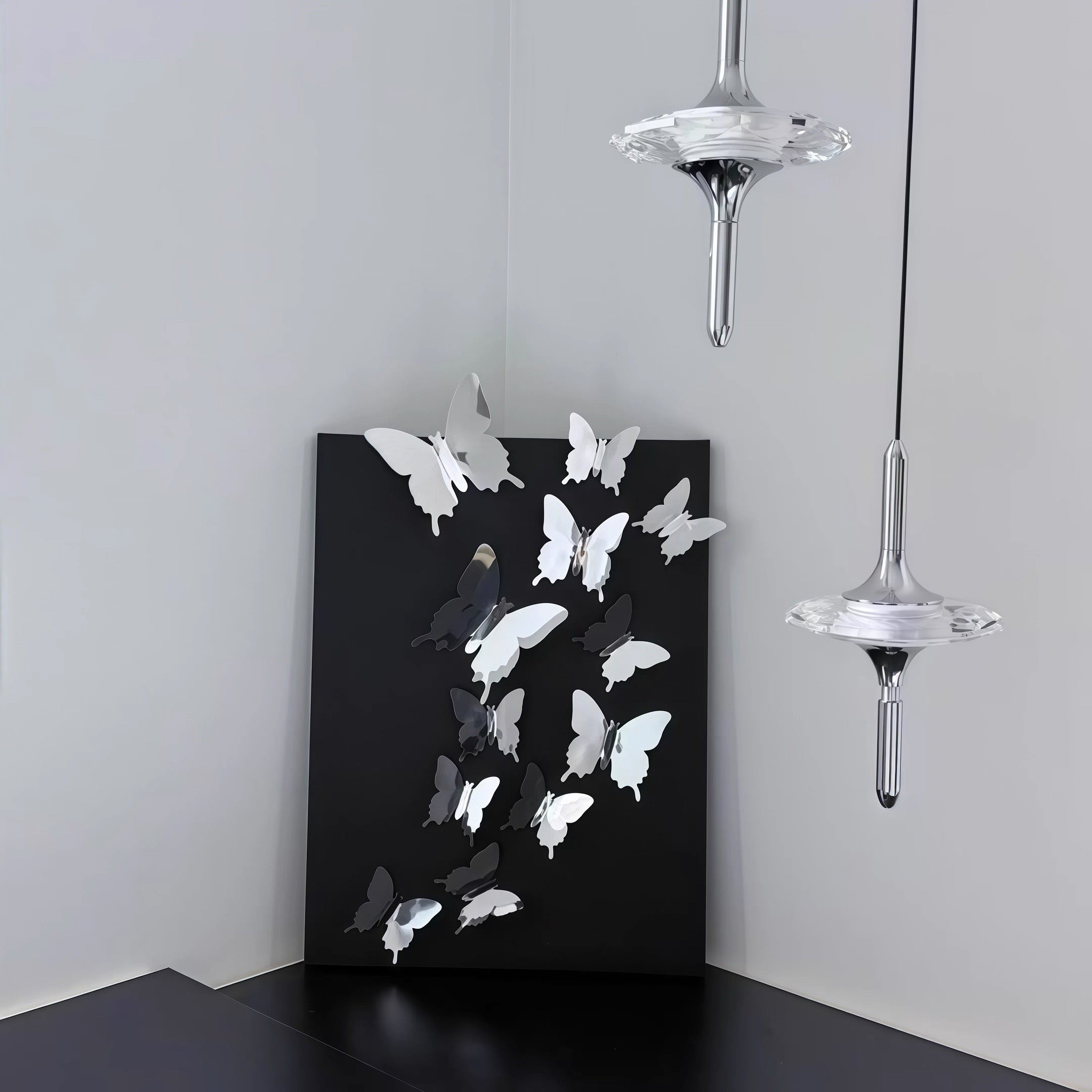 Light & Shadow Butterfly Decorative Wall Stickers (Pack of 24) Different Sizes
Free 12pcs