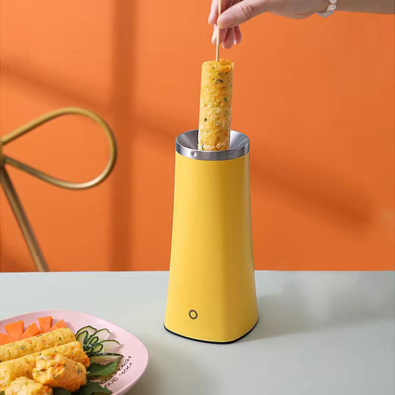 Automatic Egg Cup Egg Roll Maker, Non-Stick Electric Omelet Machine, Vertical Sausage Tube Maker
