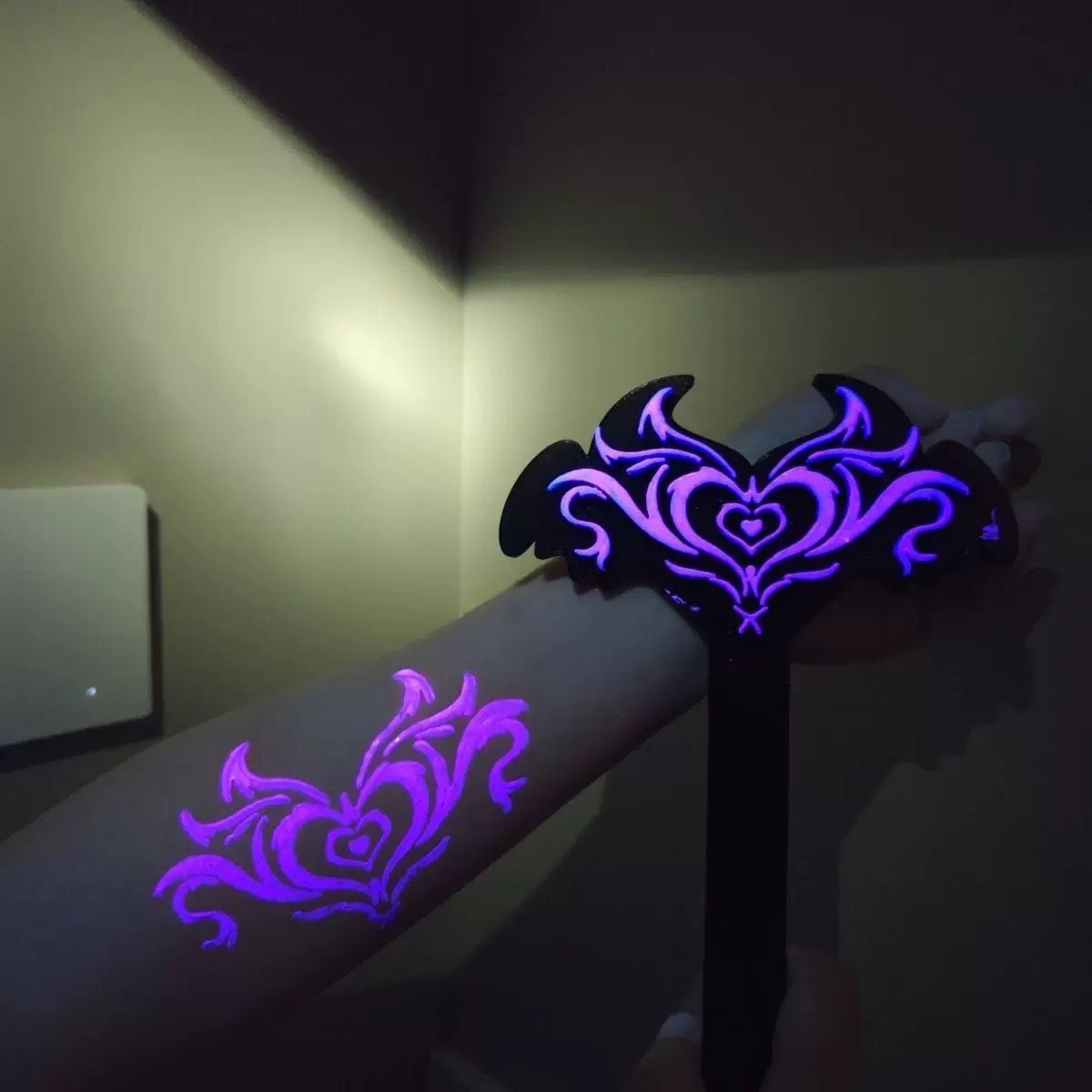UV Glow Tattoo Stamp Set