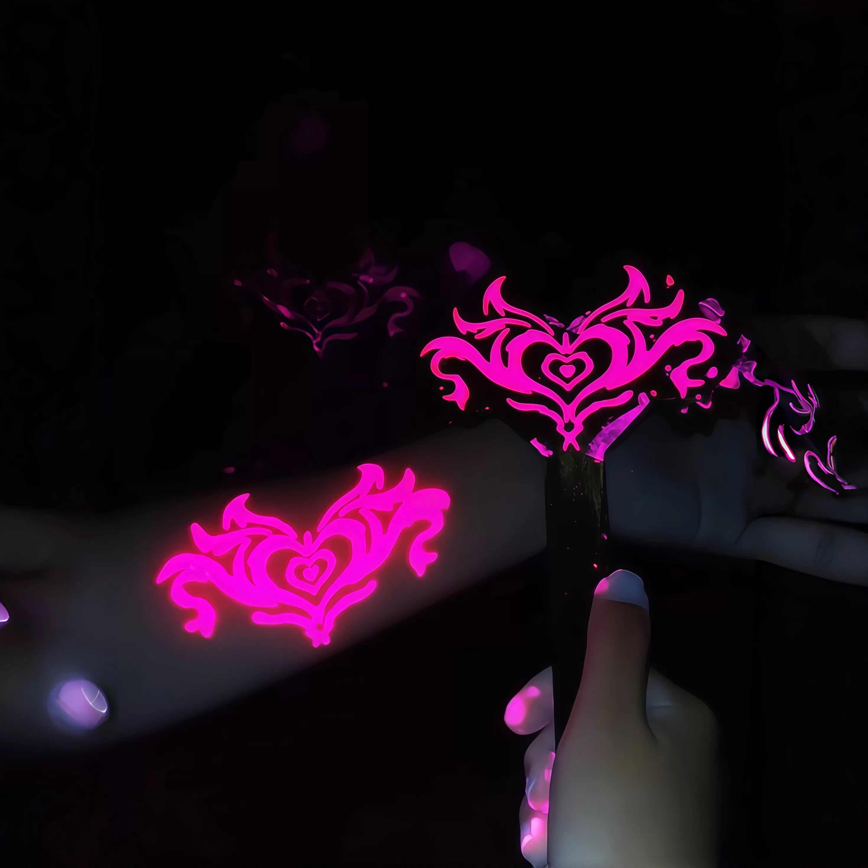 UV Glow Tattoo Stamp Set
