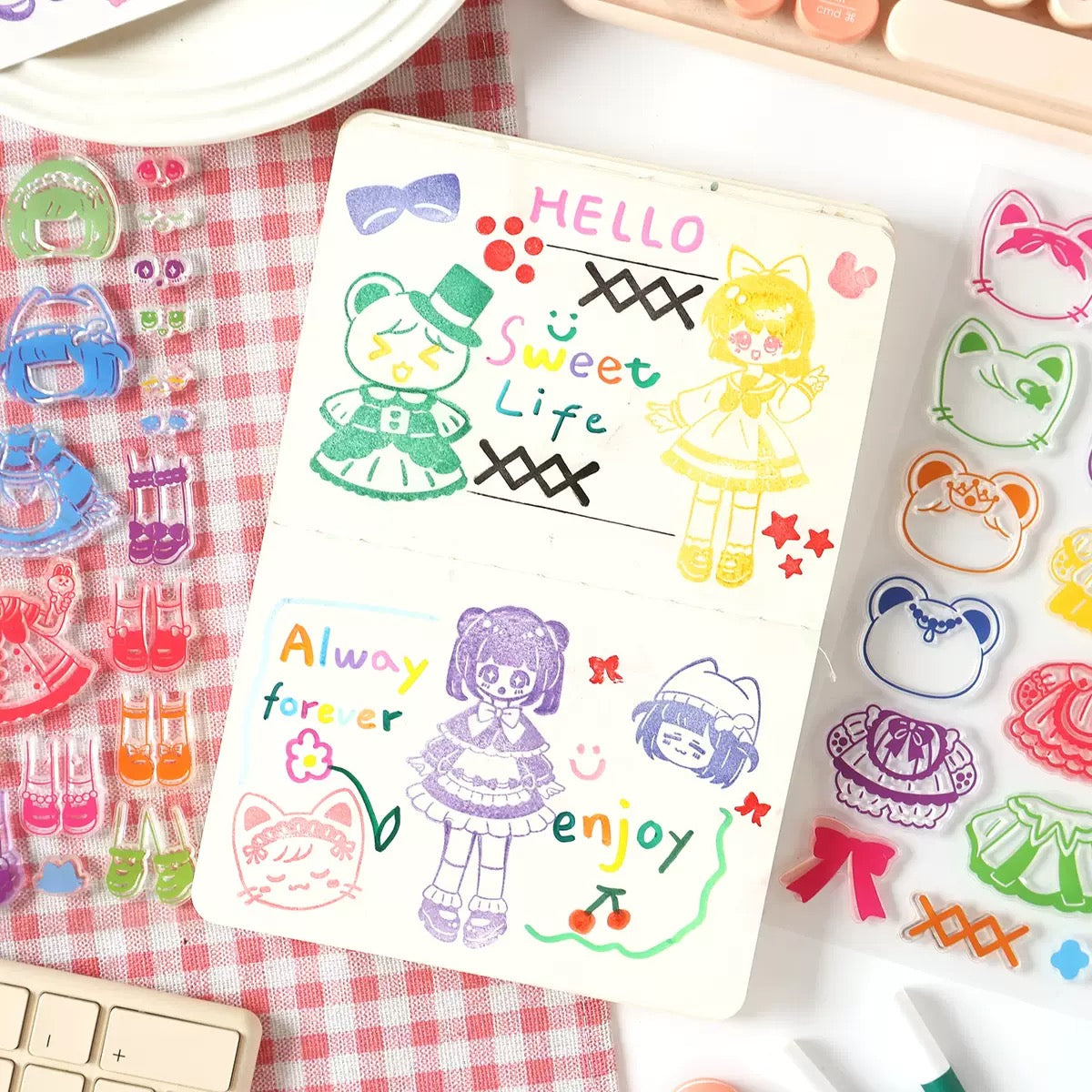 Stamp Sticker Set (Buy One, Get One Free)