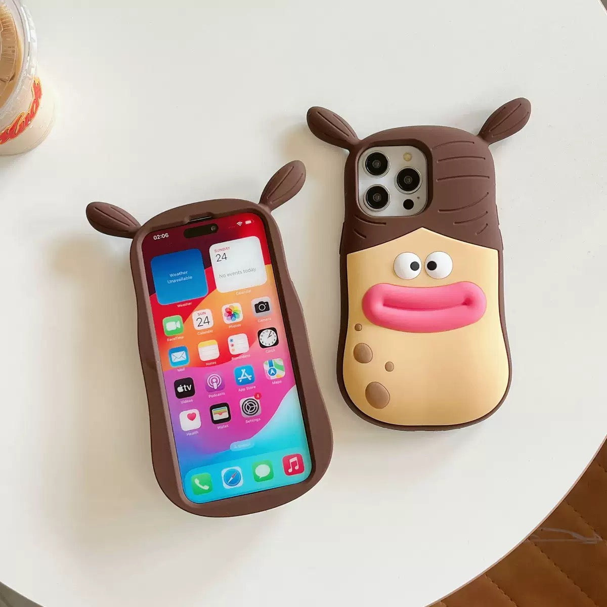 Silicone Soft Gel Unzipped Phone Case