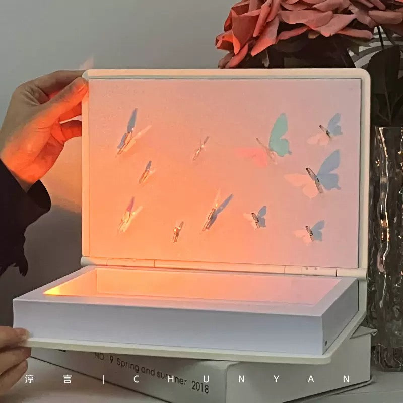 Enchanté™ Dynamic Butterfly Light Jewelry Box