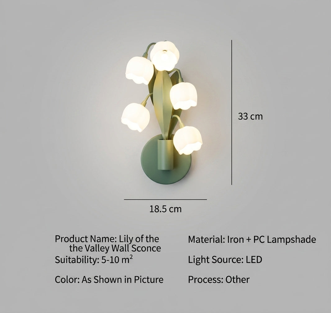 USB-Charging Magnetic Lily-of-the-Valley Automatic Sensor Wall Light(Free shipping, no customs duties)