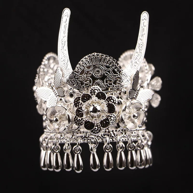labubu jewelry handmade chinese Miao silver