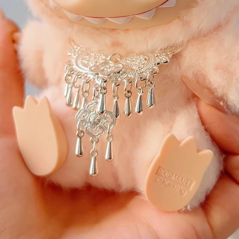labubu jewelry handmade chinese Miao silver