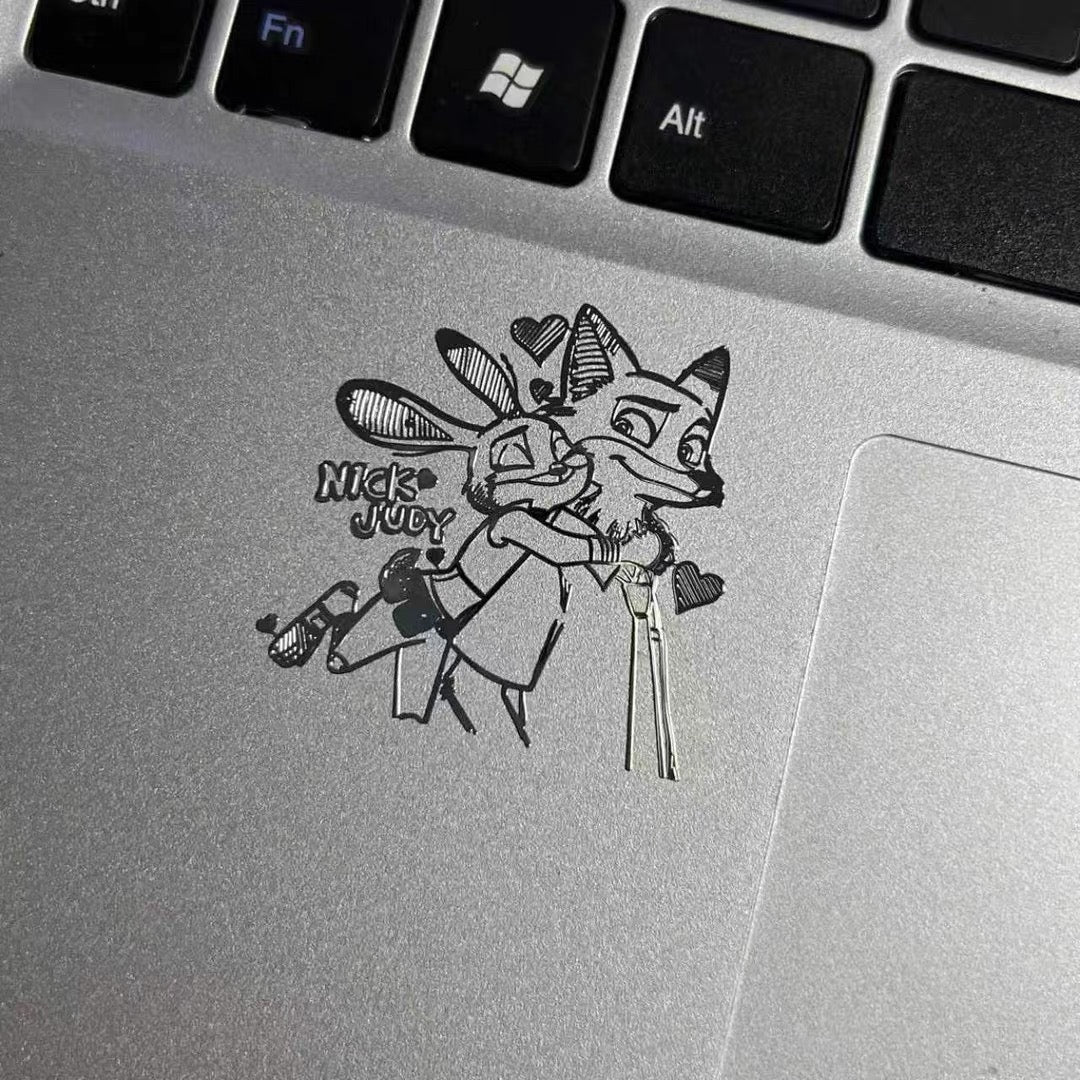 Animal Crossing Metallic Stickers Set of 4(Order just one and get 4 different patterns!)