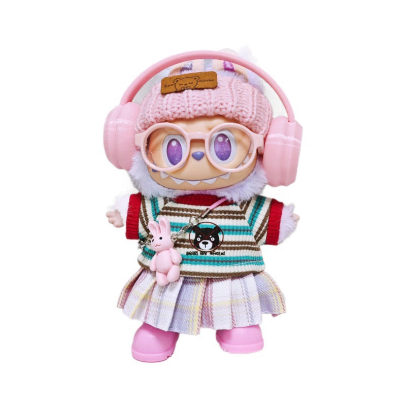 labubu clothes 17cm 1st generation 2nd generation 3rd generation universal (only clothes not including dolls)