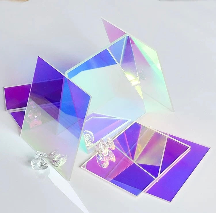 Iridescent Acrylic Sheets 3cm*3cm