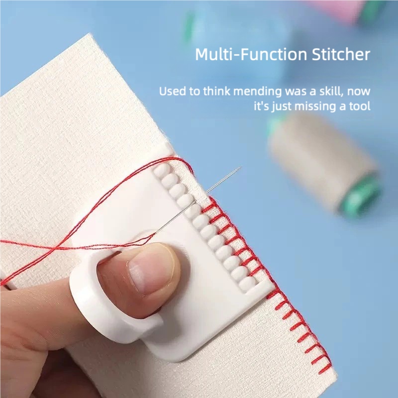 Hand Sewing Aid Set (Two Needle Threaders + Two Hand Sewing Aids)