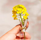 Elegant Flower Vase Brooch Pin – Mini Bouquet Holder Jewelry, Gold Bow Floral Brooch for Women（Buy one, get one free）