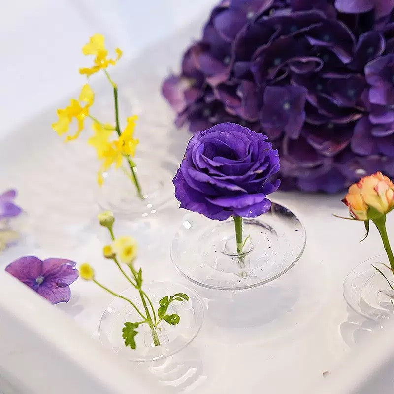 Floating Flower Vase Set (8PCS) – Make Your Flowers Float on Water Like Magic