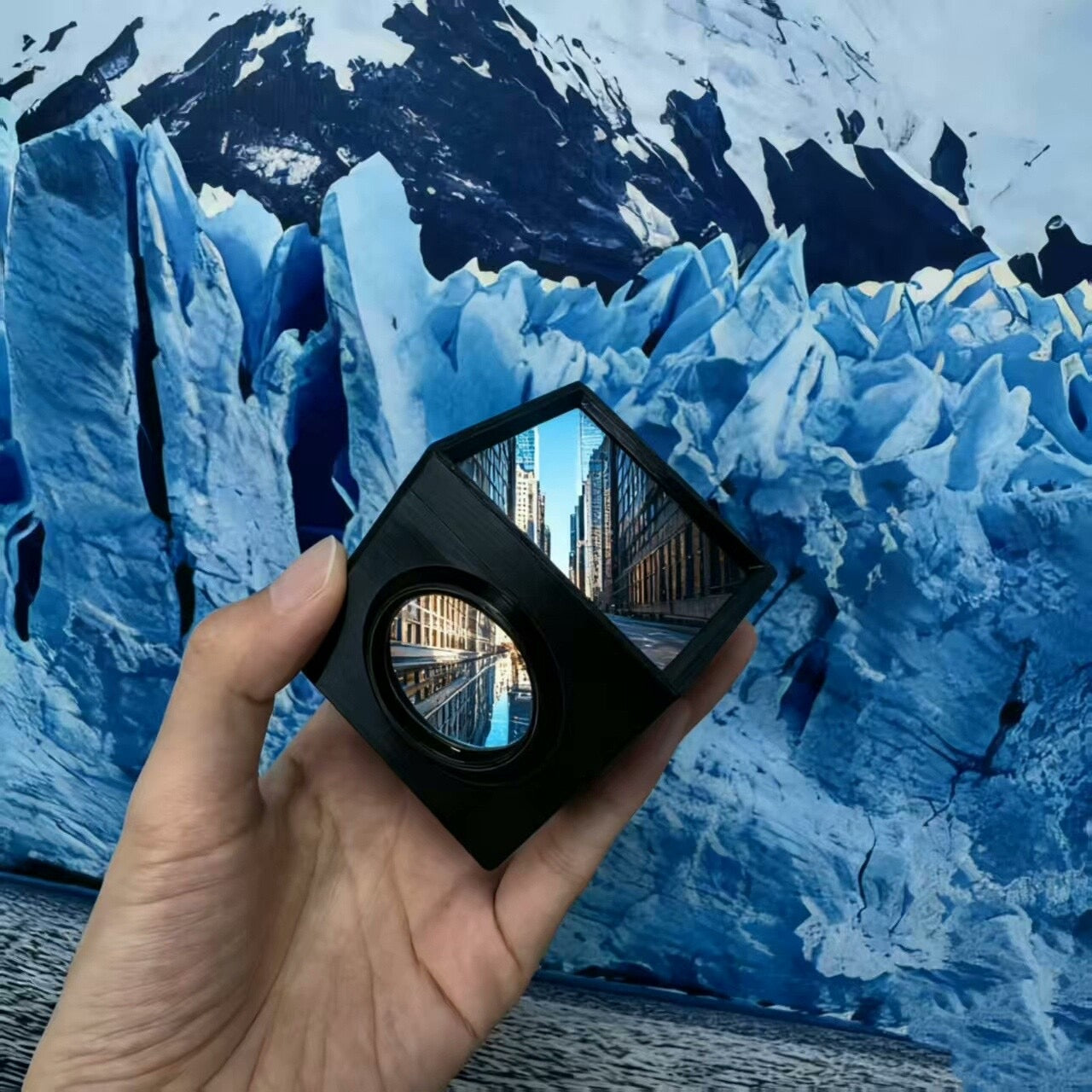 flat-waisted viewfinder