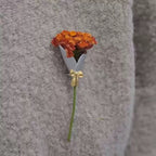 Elegant Flower Vase Brooch Pin – Mini Bouquet Holder Jewelry, Gold Bow Floral Brooch for Women（Buy one, get one free）