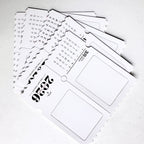 DIY Floral Calendar Bookmarks, Pack of 12 (Buy One, Get One Free)