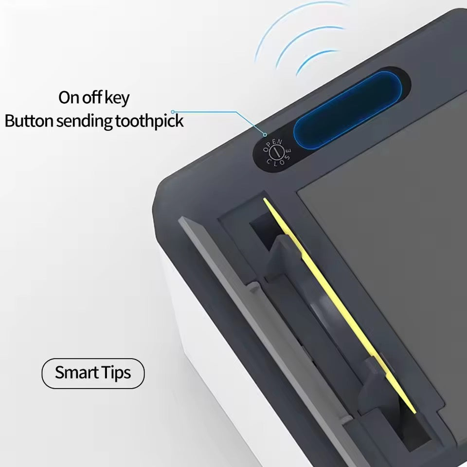 Creative Smart Portable Infrared Automatic Induction Toothpick Dispenser USB Charging Electric Toothpick
Holder