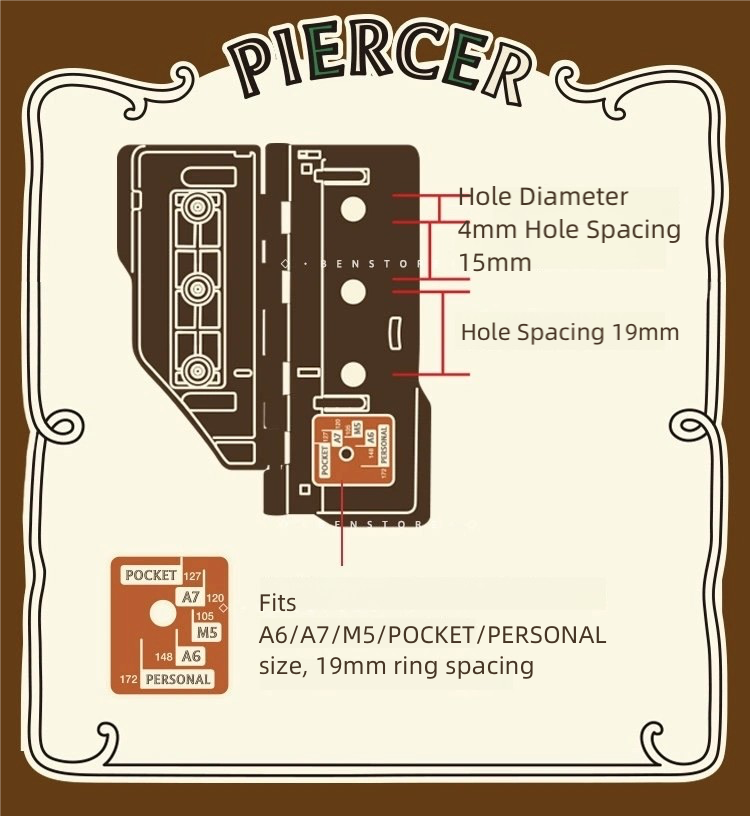 Card-Style Ring Binder Hole Punch
