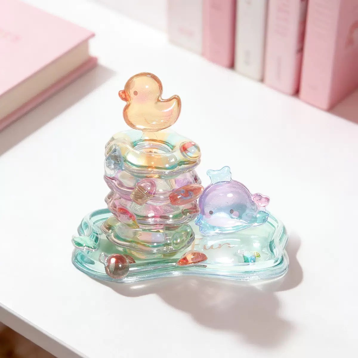 Crystal Jenga-Style 3D Building Stickers – DIY Cute Mini Scenes