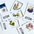 DIY Floral Calendar Bookmarks, Pack of 12 (Buy One, Get One Free)