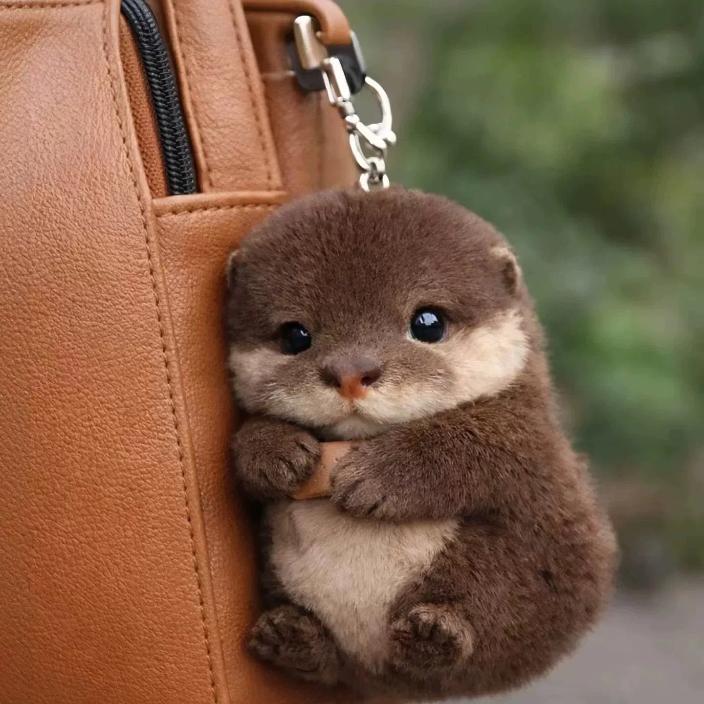 Handmade Baby Otter Plush Toy (Made-to-Order)